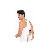 Seher%100 Pamuk Spor Erkek Atlet, Beyaz, M Beden