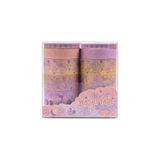 Şehir Online Mağazacılık 10’lu Astroloji ve Gül Temalı Washi Tape Seti - Burç Desenli Dekoratif Bantlar - Lila & Somon Serisi