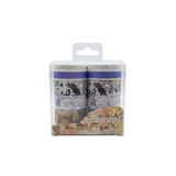 Şehir Online Mağazacılık 10'lu Vintage Flower Çiçek ve Pul Desenli Washi Tape Seti Dekoratif Bant Günlük Ajanda Süsleme