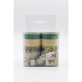 Şehir Online Mağazacılık Retro Vintage Desenli Washi Tape - 10 Rulo Dekoratif Maskeleme Bandı - Ajanda ve Bullet Journal
