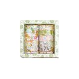 Şehir Online Mağazacılık Yeşil Broken Flowers 12'li Washi Tape Seti - Botanik Desenli Dekoratif Kağıt Maskeleme Bandı