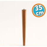 Sehpa Masa Ayağı Ham Doğal Ahşap Kahverengi Boyalı Mobilya Aksesuar Modern Ayakları Bohem 30 cm - 1