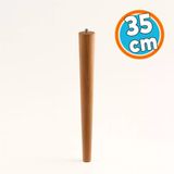 Sehpa Masa Ayağı Ham Doğal Ahşap Kahverengi Boyalı Mobilya Aksesuar Modern Ayakları Bohem 35 Cm