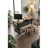 SEHPALI BÜRO MASASI,OFİS MASASI, 140 CM. ÇALIŞMA MASASI TAKIMI 5141