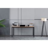 Sehpol Çalışma Masası 160x80x75 Cm Siyah Atlantik Çam
