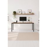 Sehpol Çalışma Masası 160x80x75 Cm Siyah Atlantik Çam
