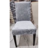 Sehra Kösedağ Home Kadife Sandalye Kılıfı - 35 x 48 cm - Gri