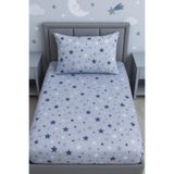 sehra TEK-ÇARŞAF-LASTİKLİ-ÇOCUK-GRİ-YILLDIZ Gri-Yıldız 100 x 200