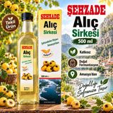 Şehzade Alıç Sirkesi 500 ml Cam Şişe – Doğal Fermantasyon, Katkısız - 0,50 lt