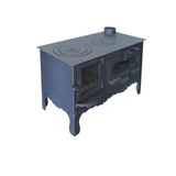 Şehzade Camlı Altaş Kuzine Soba 4 mm Çok Amaçlı Bahçe Tipi Kuzine Soba Özel El Yapımı Soba