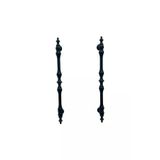 Sehzade Mat Siyah Mobilya Dolap Mutfak Cekmece Kulpu 224 Mm ( 22.4 Cm) 10 Adet