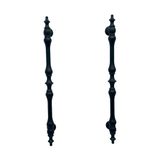 Şehzade Mat Siyah Mobilya Dolap Mutfak Çekmece Kulpu 96 Mm ( 9,6 Cm ) 5 Adet