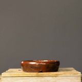 Seika Yuvarlak Bonsai Saksısı NO.149-SIRLI (21 Cm)