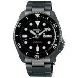Seiko 5 Srpd65k1 Otomatik Mekanizmalı Çelik Kordon Çelik Kasa 10 Atm Suya Dayanıklı Siyah Renk Erkek Kol Saati
