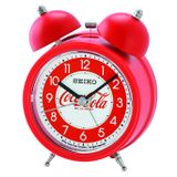 Seiko alarmlı saat/kronometre, plastik, kırmızı/beyaz, 8.4 X 5,2 x 11,1 cm