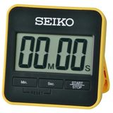 Seiko dijital geri sayım – Imer ve kronometre, plastik, cam göbeği, macenta, sarı