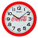 Seiko duvar saati, plastik, kırmızı, 36,8 x 36,8 x 4,3