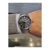 Seiko Metalik Çelik Bilezik siyah kadran Safir çizilmez cam 10 Atm Su Geçirmez Erkek Kol Saati