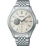 Seiko Presage Classic Series Shiro-Iro Open Heart SPB469J Otomatik Erkek Kol Saati - Metal - Gri