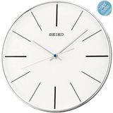 Seiko QXA634A Plastik Kasa Beyaz Renkli 30 cm Çaplı Şık Tasarım Dekoratif Sessiz Saniye Mekanizmalı Duvar Saati