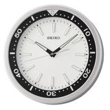 Seiko QXA723S Plastik Kasa Gri Renkli 40 cm Çaplı LumiBrite Modern Sessiz Saniye Mekanizmalı Duvar Saati