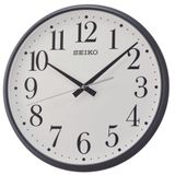 Seiko QXA728K Plastik Kasa Siyah Renkli 33.4 cm Çaplı Modern Dekoratif Sessiz Saniye Mekanizmalı Duvar Saati