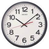 Seiko QXA750K Plastik Kasa Siyah Renkli 35 cm Çaplı 3 Boyut İndeks İbreli Modern Sessiz Saniye Mekanizmalı Duvar Saati