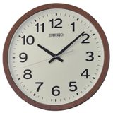 Seiko QXA799B Plastik Kasa Kahverengi Renkli 40 cm Çaplı LumiBrite Modern Sessiz Saniye Mekanizmalı Duvar Saati