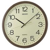 Seiko QXA806B Plastik Kasa Kahverengi Renkli 40 cm Çaplı Quartz Mekanizmalı Duvar Saati