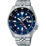 Seiko Seıko 5 Sports Gmt SSK003 Pilsiz Otomatik Seramik Bezel Çelik Erkek Kol Saati - 42