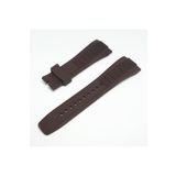 Seiko Velatura Uyumlu Slikon Saat Kordonu - Kahve