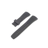 Seiko Velatura Uyumlu Slikon Saat Kordonu - Siyah