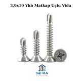 Seka Hand Tools 3,9x19 Yhb Matkap Uçlu Vida-1.9 Cm Akıllı Vida 300 Adet sekayhb39x19I300adet