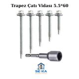 Seka Hand Tools 5.5x60 1000 Adet Trapez Çatı Panel Vidası