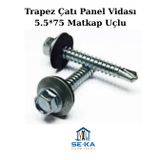 Seka Hand Tools 5.5x75 500 Adet Matkap Uçlu Trapez Çatı Panel Vidası