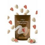 sekafarm Beyaz Çikolata Kaplı Çilek 80 gr – Doğal Premium Atıştırmalık