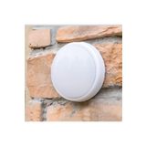 SeKaTech 15w Yuvarlak Led Nem Su Geçirmez Banyo Bahçe Modern Tavan Lambası Beyaz Kasa Beyaz Işık 6500k