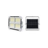 SeKaTech 200W Solar LED Projektör, 3 Renk Işık Modlu Şarjlı Kamp Lambası, USB Girişli Güneş Panelli Acil Durum Işığı İP44