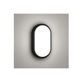 SeKaTech 20w Oval Led Nem Su Geçirmez Banyo Bahçe Modern Tavan Lambası Siyah Kasa Beyaz Işık Aydos-20