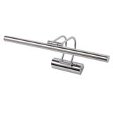 SekaTech Krom Kasa LED Flüt Aplik | 6W | 3200K Gün Işığı | 35cm | Duvar Tipi Ayna/Tablo/Resim/Banyo Üstü Dekoratif Işık | IP20 İç Mekan Kullanım