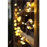 Şeker Adası Dekoratif Günışığı Top Ampul Perde Led Çocuk Odası Teras Salon Çam Süsleme Yılbaşı Parti Aydınlatma sada010552