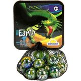 Şeker Adası Filede Kaliteli Dragonlar Renkli Misket 1 / Toprak Earth - Yeşil - Sarı
