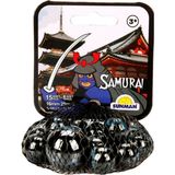 Şeker Adası Filede Kaliteli Savaşçılar Renkli Misket 1 / Japon Samurai - Siyah - Mavi