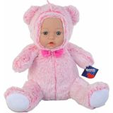 Şeker Adası Halley Sevimli Gerçek Bebek Yüzlü Pembe Ayı 30 Cm