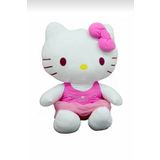Şeker Adası Ithal Lisanslı Peluş Hello Kitty Fiyonklu Oyun Ve Uyku Arkadaşı Peluş Kedi - Hediyelik