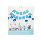 Şeker Adası İyi Ki Doğdun Mavi Bayrak Set, sada01036