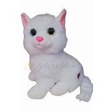 Şeker Adası Kar Beyaz Peluş Kedi 28 Cm-- skradapelus47