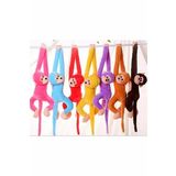 Şeker Adası Sesli Peluş Maymun 50 Cm Renkli Sarılan Oyuncak Uyku Arkadaşı Mama