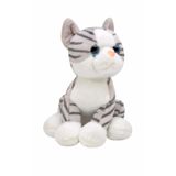 Şeker Adası Sevimli Güzel Kedi Peluş Oyuncak 28 Cm Kahverengi, skradapelus170