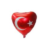 Şeker Adası Türk Bayrağı Baskılı Folyo Balon, Skradapa125